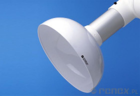 Końcówka pochłaniająca biała - średnica 360 mm