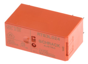 Przekaźnik mocy 24V dc SPST TE Connectivity, montaż PCB 1440Ω Otwór przezierny