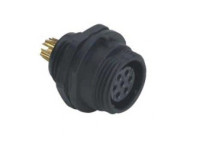 SPP2112-7GZ-P Gniazdo 7 pin, zakręcane na obudowę, wodoodporny - gwint zewnętrzny (15A)