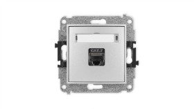 Icon Mechanizm Gniazda Komputerowego Pojedynczego 1Xrj45, Kat. 7, Ekranowane,...