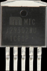 MIC29302WU LDO, Uout 1.25..25V, Uin 2.3..26V, 3A, DDPAK-5