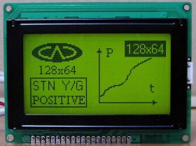 LCD-AG-128064A-YHY Y/G-E6