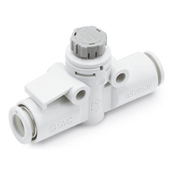 Tłumik pneumatyczny SMC Gwintowany Sterownik prędkości AS4 12mm