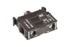 Oprawka z LED biała 12-30V AC/DC M22-LED-W 216557