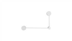 Kinkiet Lampa Ścienna Orbit Biały 10637 Nowodvorski Lighting