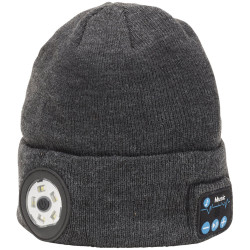 Draper 28351 Smart WL Rechargeable Beanie-LED Torch-USB Cable GRY 1 Size