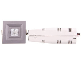 Oprawa awaryjna LOVATO P ECO LED 3W 310lm (opt. koryt.) 1h jednozadaniowa autotest szara LVPC/3W/E/1/SE/AT/GR