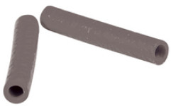 Protection and insulating grommet, inside Ø 2.4 mm, L 20 mm, gray, PCR, -30 to 90 °C, 02010003013