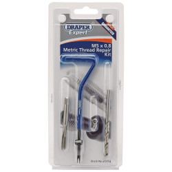 Draper Expert 21714 M5 x 0.8 Metric Thread Repair Kit