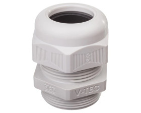 Dławnica kablowa poliamidowa PG29 IP68 V-TEC PG29 LGR jasnoszara 2024772 /20szt./