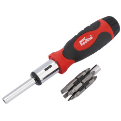 Draper Redline 67543 Ratcheting Screwdriver and Bit Set (14 Piece)