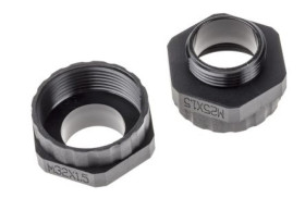 Adapter do dławnic kablowych, M25 → M32, materiał: Nylon 66, kolor: Czarny, RS PRO