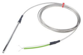 Termopara typ K do +350C 100mm kabel 2m, Stal nierdzewna IEC