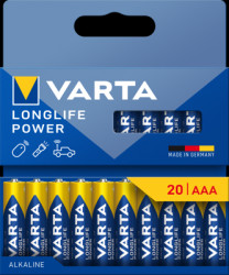 Alkali manganese-battery, 1.5 V, LR03, AAA, round cell, surface contact, 04903 121 720