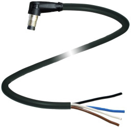 Pepperl+Fuchs 70130075 Złącze konfekcjonowane czujnika/aktuatora V31S-WR-BK5M-PUR-U, piny: 4, 5 m, 1 szt.