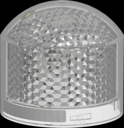 XVB7L27 Indicator, modular, 70 mm, white, 24 V ACDC, continuous light