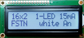 LCD-PC-1602An-FLW K/W-1L E12 C
