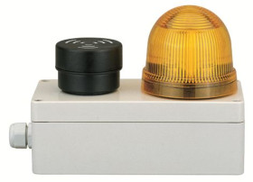 Moduł wieży sygnalizacyjnej Element wieży sygnalizacyjnej Werma Szary 975, IP65