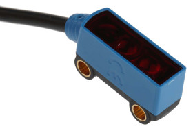 Czujniki fotoelektryczne Tłumienie tła w obudowie prostokątnej SICK PNP zakres 1 mm → 66 mm LED