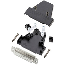 Encitech 6355-8068-13 D-Sub Receptacle set 44 Pins 180° Solder Bucket
