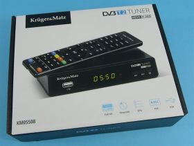 TUNER TV DVB-T2/C HEVC H.265 KRUGER&amp;MATZ