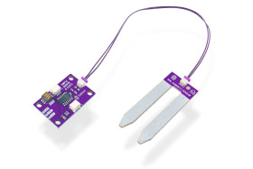 Simple soil humidity sensor board with easyC