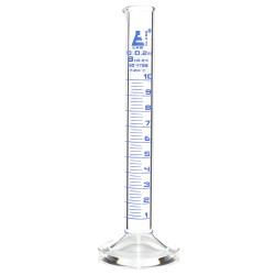 LabGlass Cylinder Round Base with Spout 10ml Class &#x27;B&#x27; Pack of 10