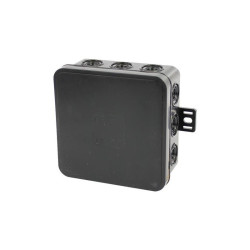 Puszka instalacyjna n/t czarna V6 IP54 85x85x41 036-05 ViPlast