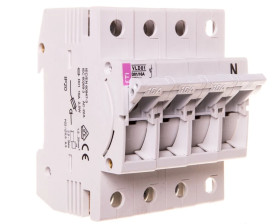 Rozłącznik bezpiecznikowy 3P+N 16A D01 VLD01 002261023