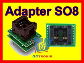 Adapter SO8 na DIP16 do programatorów uniwersalnych