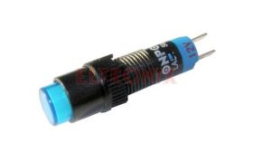 KONTROLKA LED F10B NIEBIESKA GQLAS3YDB12FP 12V AC/DC IP67 CE