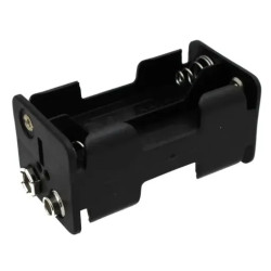 Kitronik Battery Cage 4xAA with Clip 25 Pack