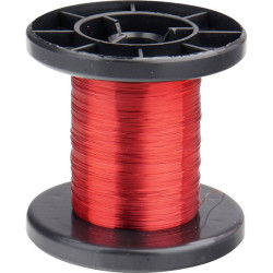 Donau LD15-0 Elektronik Red Enamelled Copper Wire 0.15mm 100m Solderable
