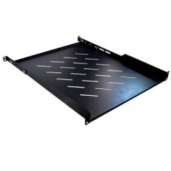 Półka regulowana 19cali 1U głębokość 550mm X RAL9004