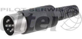 Wtyk DIN 8pin 262 stopnie