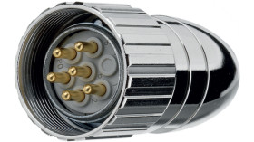 Przemysłowe złącza okrągłe 12-pinowe M23 Montaż na kablu Wtyczka binder