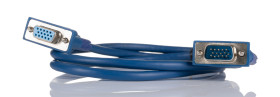 Kabel VGA złącze A Męskie złącze B Żeńskie długość 1m RS PRO