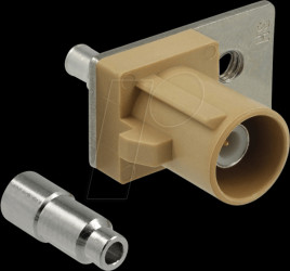 89810 FAKRA I plug spring pin for soldering 1 prepunched hole