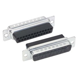 Złącze D-Sub 25-pinowe Męski Proste Przewlekany