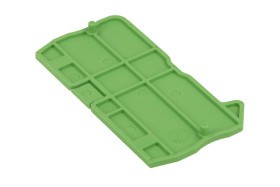 Pokrywa końcowa; do złączek na szynę DIN; DP4C-GN; szary; Dinkle; RoHS