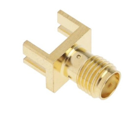 Złącze koncentryczne, 50, 0 to 18GHz, Żeński, Lutowane, Montaż na krawędzi