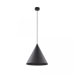 Lampa wisząca czarna nowoczesna CONO E27 klosz-stożek 10057 TK Lighting