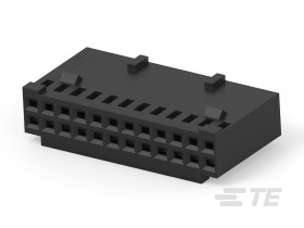 Listwa stykowa PCB 24-pinowe AMPMODU raster: 2.54 mm 2-rzędowe TE Connectivity Płyta250 V Bez osłony