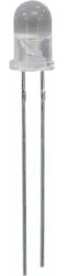 LED, THT, Ø 5 mm, yellow, 590 nm, 1.8 to 3 cd, 20°, L-7113SYCK