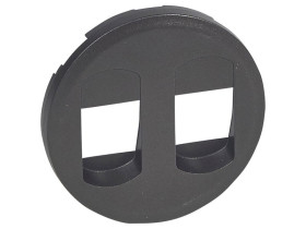 CELIANE Plakietka gniazda głośnikowego podwójne grafitowa 067814 LEGRAND