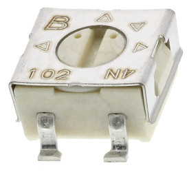 Potencjometr dostrojczy 1kΩ SMD 0.25W Regulacja górna