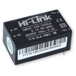 HLK-PM01 Power Supply 240V - 5V 3W 0.6A Converter
