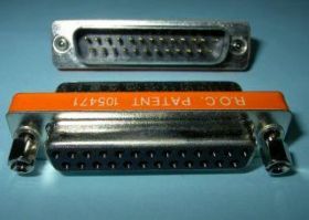 ADAPTOR DB-25M/DB-25F GENDER CH.REVERSER
