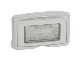 PLEXO55 Adapter dla 4 modułów MOSAIC szary 680635 LEGRAND