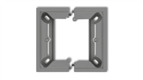 Deco Puszka Natynkowa Pojedyncza, Składana Deco Szary Mat 27Dpu-1